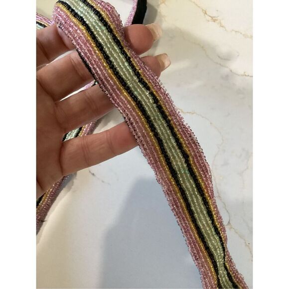 Harold Powell Hand Made Beaded Bag Crossbody STUNNING - Picture 3 of 7